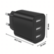 Mocna Kostka Ładowarka Sieciowa 3 x Usb Uniwerslana USB 3 Porty 5V 3.4A  (6)