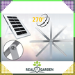Latarnia Ogrodowa Lampa Solarna na Słup Mocna 300W Panel Uliczna 299 Led (3)