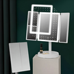 240x  Lusterko Kosmetyczne Podświetlane Led Rozkładane Lustro do Makijażu x3  (9)