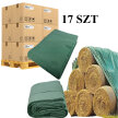 17 x Fliz Ochronny Włóknina do Okrywania Stogów Słomy Siana 7,6x12,5m Mocny 120g (1)