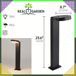 Lampa LED 18W Ogrodowa Nowoczesna 60cm Zewnętrzna Słupek Stojąca Okrągła (5)