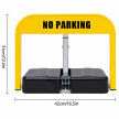 60x Blokada Parkingowa Automatyczna Składana Zdalnie Sterowana 2x Pilot 42x31cm (10)