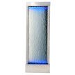 Fontanna Ściana Kaskada Wodna Ogrodowa Podświetlana LED Szklana 150x45cm  (3)