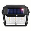Lampa Solarna Led Potrójna Kinkiet Ogrodowy Elewacyjny z Czujnikiem Ruchu  (2)