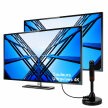 Antena Pokojowa Cyfrowa TV DVBT-2 HEVC Wzmacniacz Aktywna  MUX-8 4K Magnes (3)