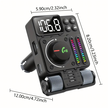Transmiter Samochodowy Nadajnik Radio Fm Bluetooth 5.3 PD 30W Ładowarka  (4)