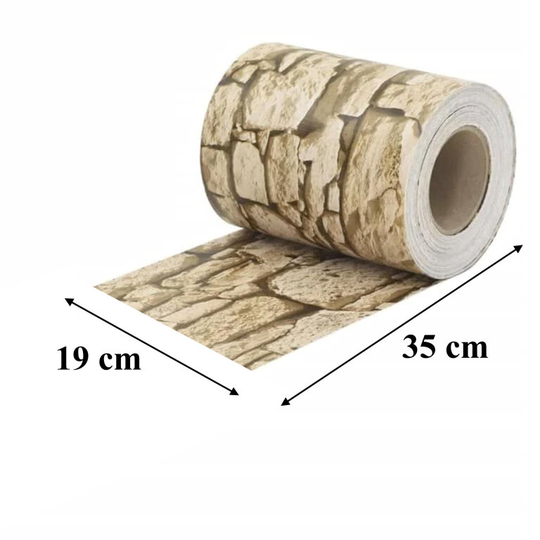 336 x Taśma Ogrodzeniowa 19cm x 35m Osłona Panelowa na Ogrodzenie Płot UV Kamień (6)