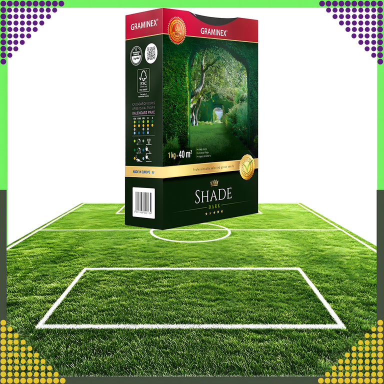 Premium Trawa Nasiona Mieszanka SHADE 1kg 40m Zaciemnione Miejsca do Cienia (12)