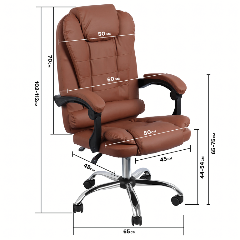 17x Fotel Biurowy Krzesło Biurowe Obrotowy Ergonomiczny do Biura Gabinetu  (12)