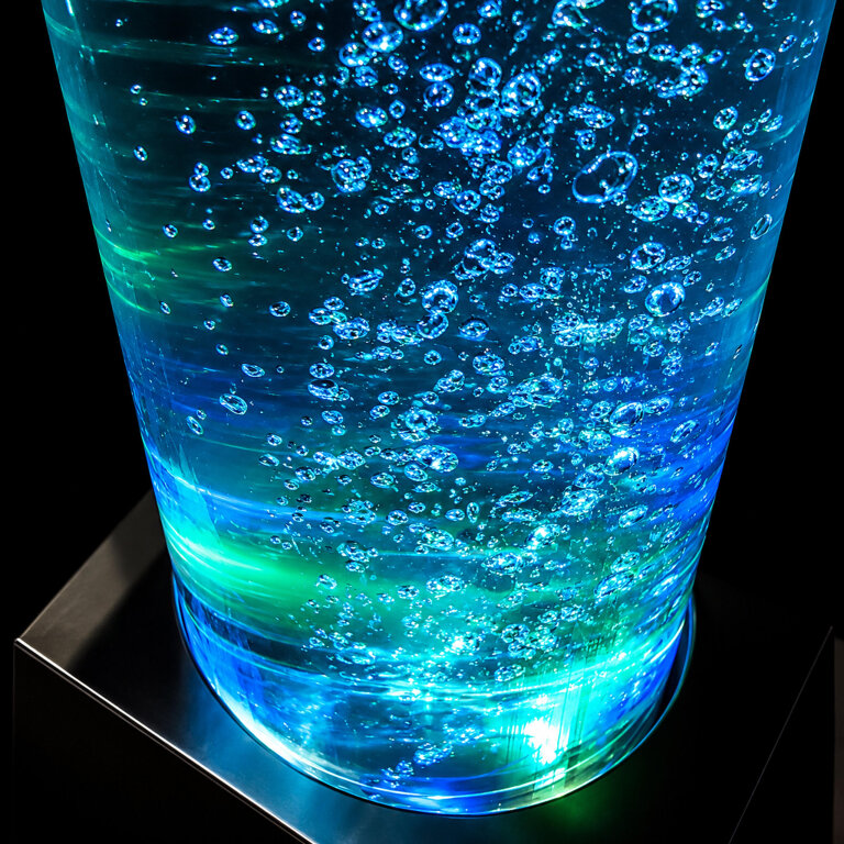 Kolumna Lampka Stojąca Lampa Słup Wodna Bąbelkowa Led RGB 180x15cm Pilot (9)