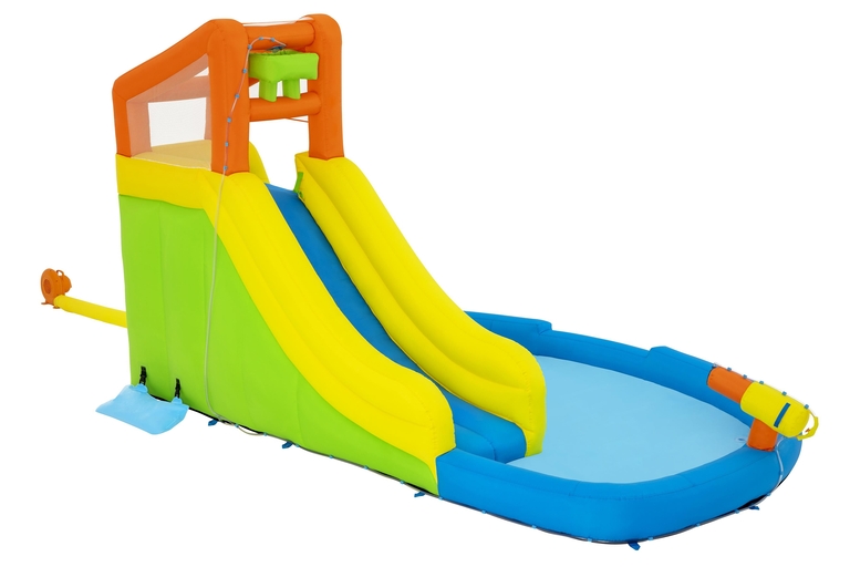 Bestway 53478 Plac Zabaw Park Wodny Dmuchany ze Zjeżdzalnią + Dmuchawa (3)