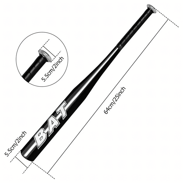 Kij Baseballowy Bejsbolowy Bat Aluminiowy 25