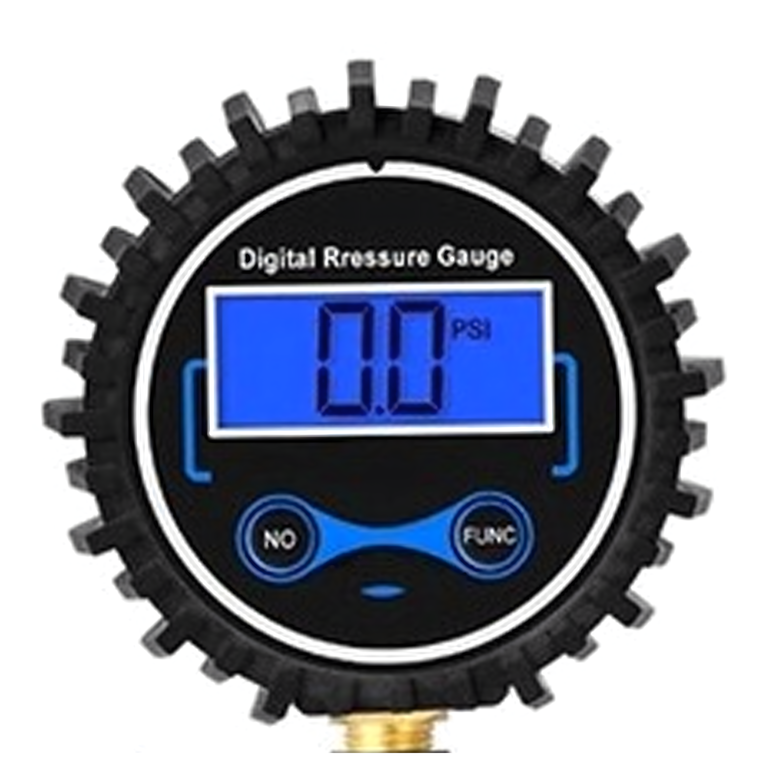 Pistolet Cyfrowy z Manometrem Elektroniczny do Pompowania Kół Opon Pompka 14Bar (5)