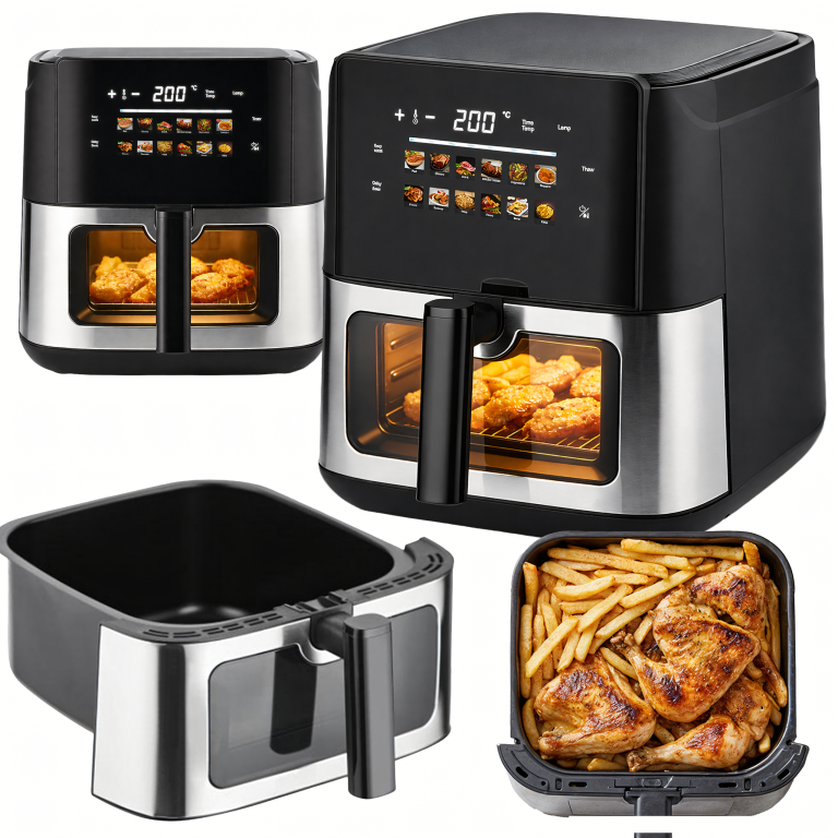 Frytkownica Beztłuszczowa Air Fryer 8L Frytownica 1700W 12 Programów Mocna (1)