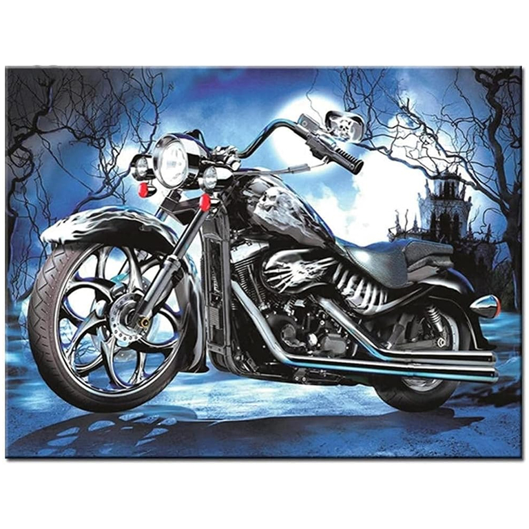 MALOWANIE PO NUMERACH OBRAZ Z RAMĄ  DIY ZESTAW PĘDZLE FARBY PŁÓTNO 30x40 (2)