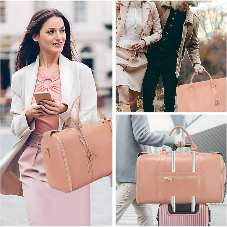 Składana Torba Podróżna Elegancka Biznesowa na Garnitur Sukienke 2w1 55L (7)