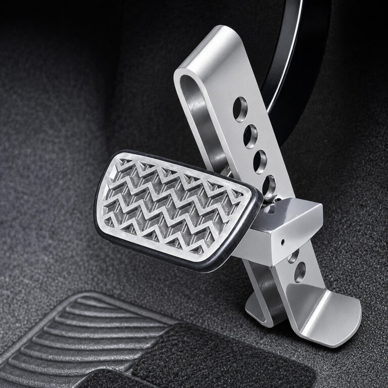 Blokada Antykradzieżowa Pedału Sprzegła Hamulca Pedałów do Auta Stalowa  (11)