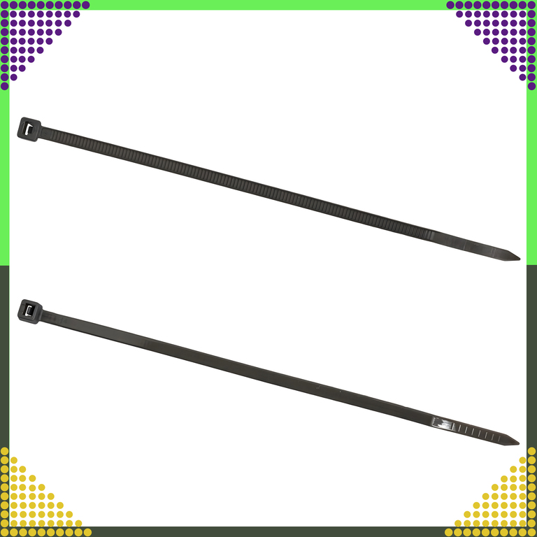Opaski Zaciskowe Kablowe Uniwersalne Mocne Obejmy Czarne 4x100mm 50 SZT (6)