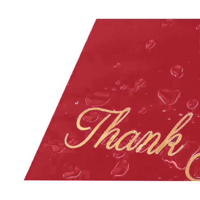 FOLIOPAKI KURIERSKIE CZERWONE Z RĄCZKĄ 500x600+70 50szt THANK YOU (11)