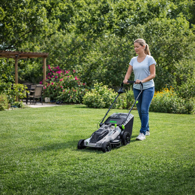 20x Kosiarka Elektryczna Lekka Mocna do Koszenia Trawy Duży Kosz 50L 2400W 43cm (12)