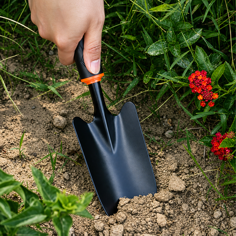 Łopatka Ogrodowa Metalowa Szeroka do Przesadzania Sadzenia Roślin 31 cm (8)