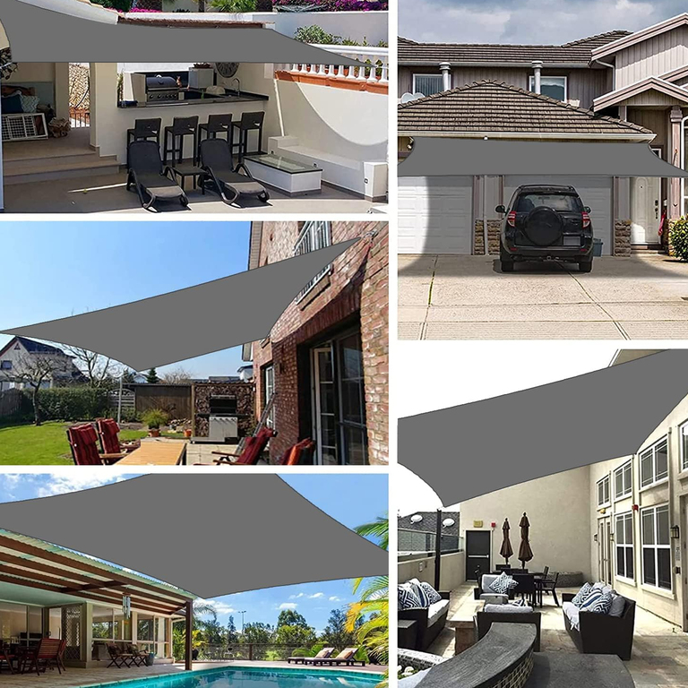 132x Zagiel Przeciwsłoneczny Parasol Ogrodowy Zacieniacz Prostokąt Markiza 2x3m  (10)