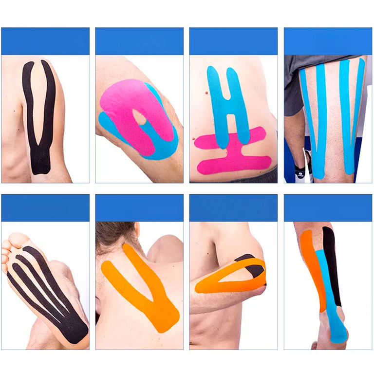 PLASTRY TAPE TEJPY KINESIOTAPING TEJP TAŚMA KINESIO SPORT PRO 5MX5CM  (12)