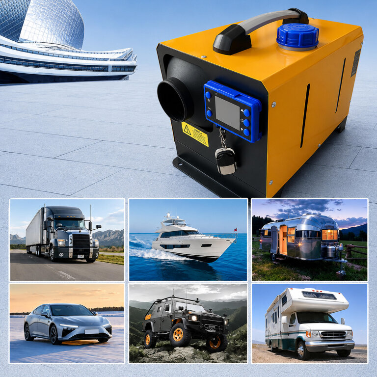 Nagrzewnica Spalinowa Dmuchawa Olejowa Ogrzewanie WEBASTO  8Kw 12/24V bluetooth (10)