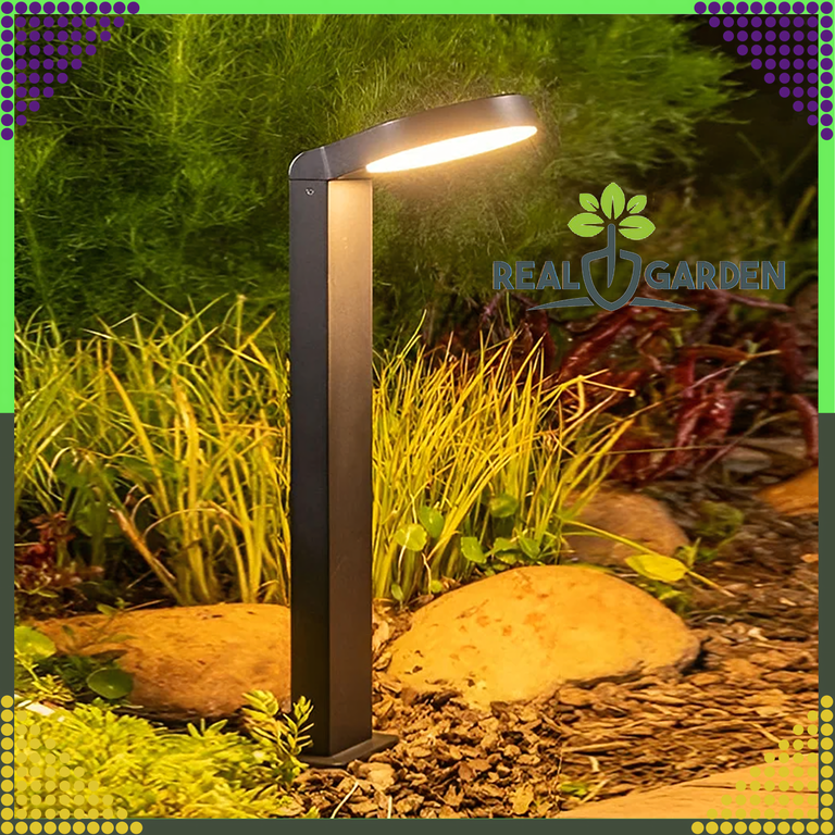 Lampa LED 18W Ogrodowa Nowoczesna 60cm Zewnętrzna Słupek Stojąca Okrągła (7)