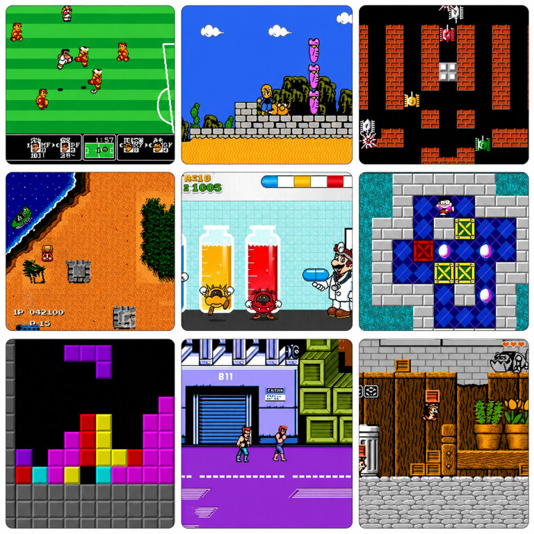 Przenośna Mini Konsola Gameboy Retro Pegasus Game Mario Contra 400 Gier (8)