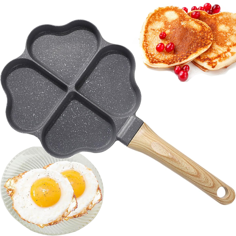 Patelnia do Smażenia Jajek Racuchów Pancakes Placków Indukcja Serduszka (2)