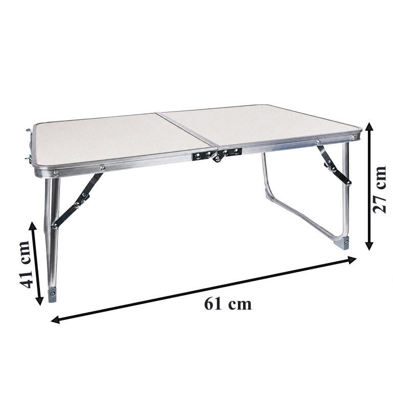 Stolik Turystyczny Składany Aluminiowy Przenośny Biwakowy Wędkarski 61x41cm (6)