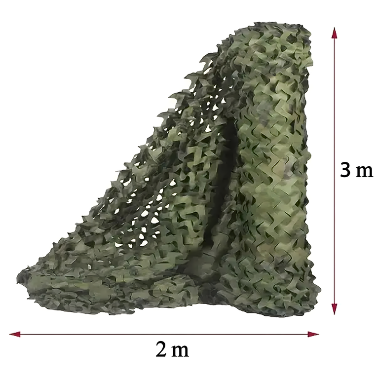 Siatka Maskująca Wojskowa Ogród Kamuflaż 2x3m Osłona Cieniująca Moro (6)