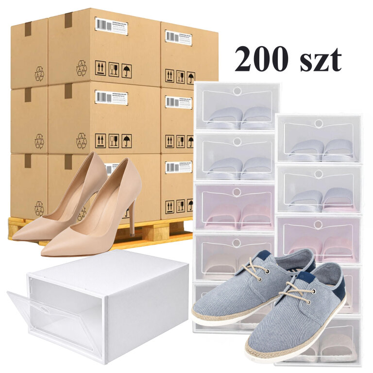 200x Szafka Modułowa Organizer na Buty Zamykana z Klapką 12 szt (1)