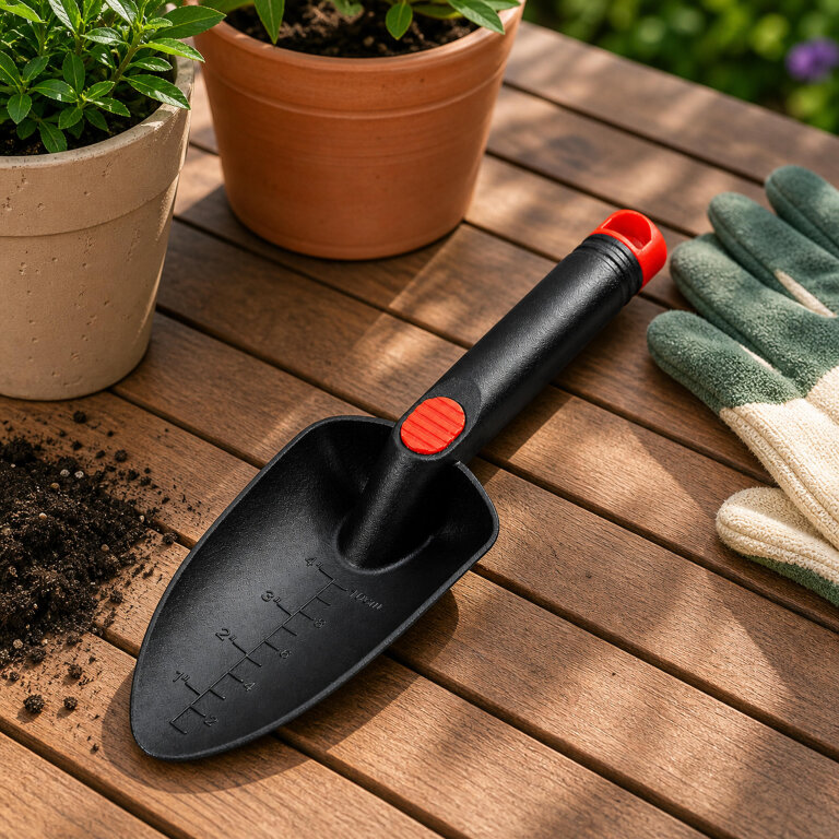 Łopatka Ogrodowa Plastikowa Szeroka do Przesadzania Sadzenia Roślin 27,5cm (12)