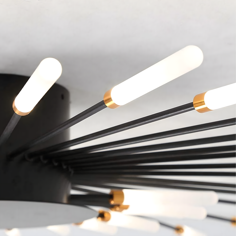 Lampa Sufitowa Led Żyrandol Fajerwerki Nowoczesna do Salonu Jadalni 12W (6)