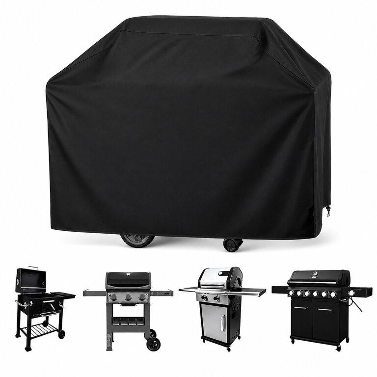 Pokrowiec Plandeka na Grila Wodoodporny Duży Osłona na Grill 145x117x61cm (3)