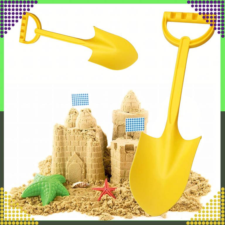 Łopatka Łopata Szpadel do Piasku na Plażę Piaskownice Mocna duża 51 cm  (2)