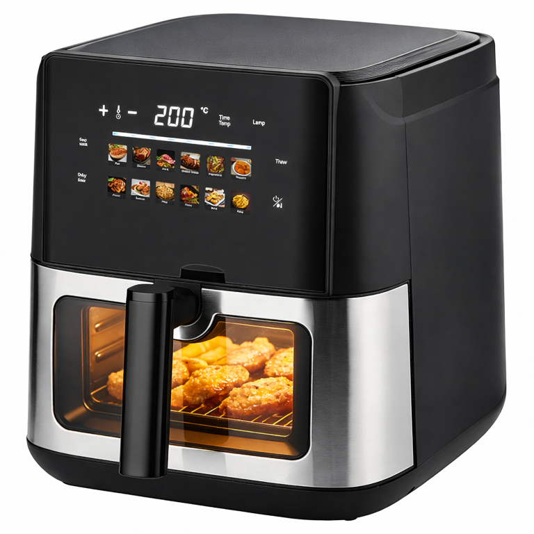30 x  Frytkownica Beztłuszczowa Air Fryer 8L Frytownica 1700W 12 Programów Mocna (2)