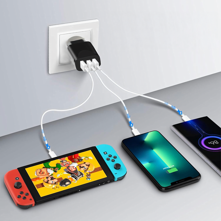 Mocna Kostka Ładowarka Sieciowa 3 x Usb Uniwerslana USB 3 Porty 5V 3.4A  (14)