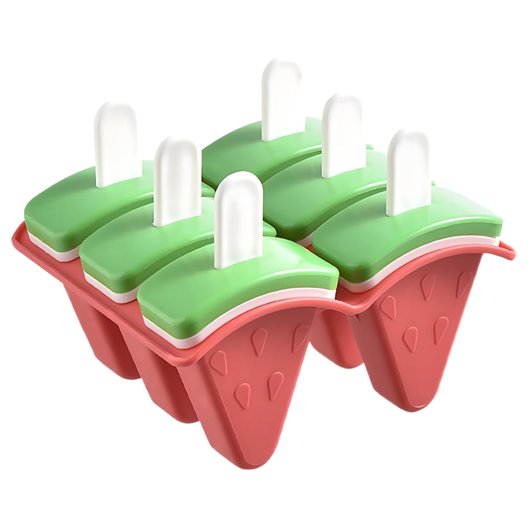 Foremki Forma do Lodów na Patyku Domowe Sorbet Lody Foremka Arbuz 6 szt (4)