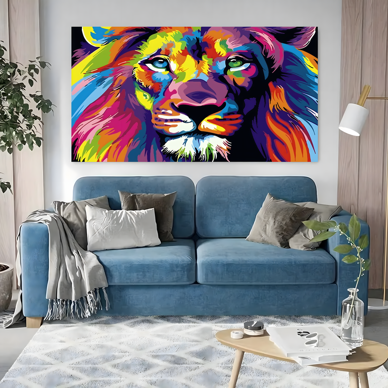 HAFT DIAMENTOWY DUŻY 120x60 Diamond Painting Mozaika Diamentowa XXL ZESTAW  (4)