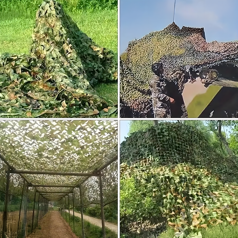 Siatka Maskująca Wojskowa Kamuflaż 2x2m Osłona Balkonowa Cieniująca Moro (5)