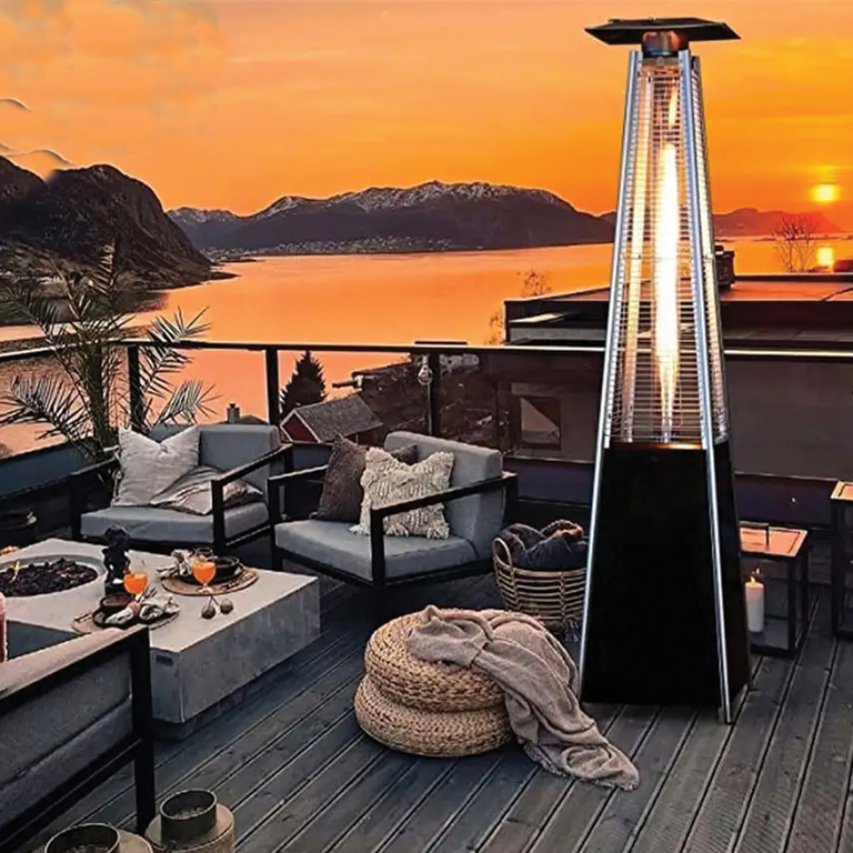 11x Parasol Grzewczy Gazowy Promiennik Ogrzewacz 13 KW 227cm Zestaw z Pokrowcem (14)