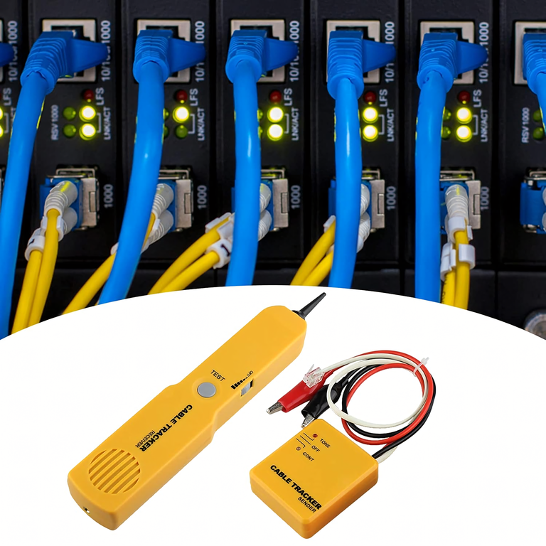 Wykrywacz Lokalizator Kabli Tester Sonda do Szukania Przewodów Rj11 Etui  (9)