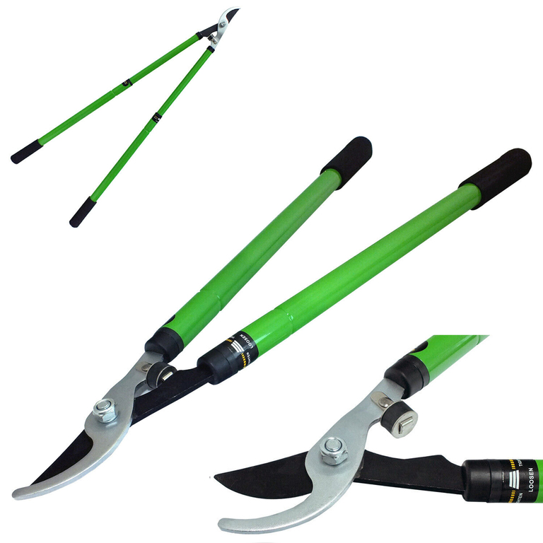 Sekator Ogrodowy Nożycowy Teleskopowy Dwuręczny Nożyce do Gałęźi 68 cm (3)