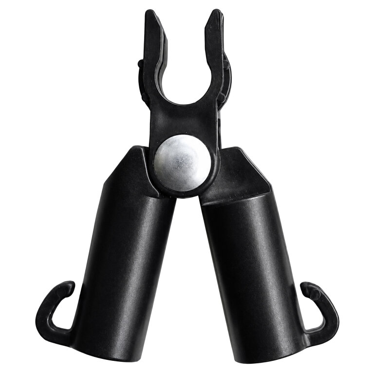 Łącznik Szczytowy Klips Trójnik Zawiasowy do Tyczek Ogrodowych 11mm 4szt  (2)