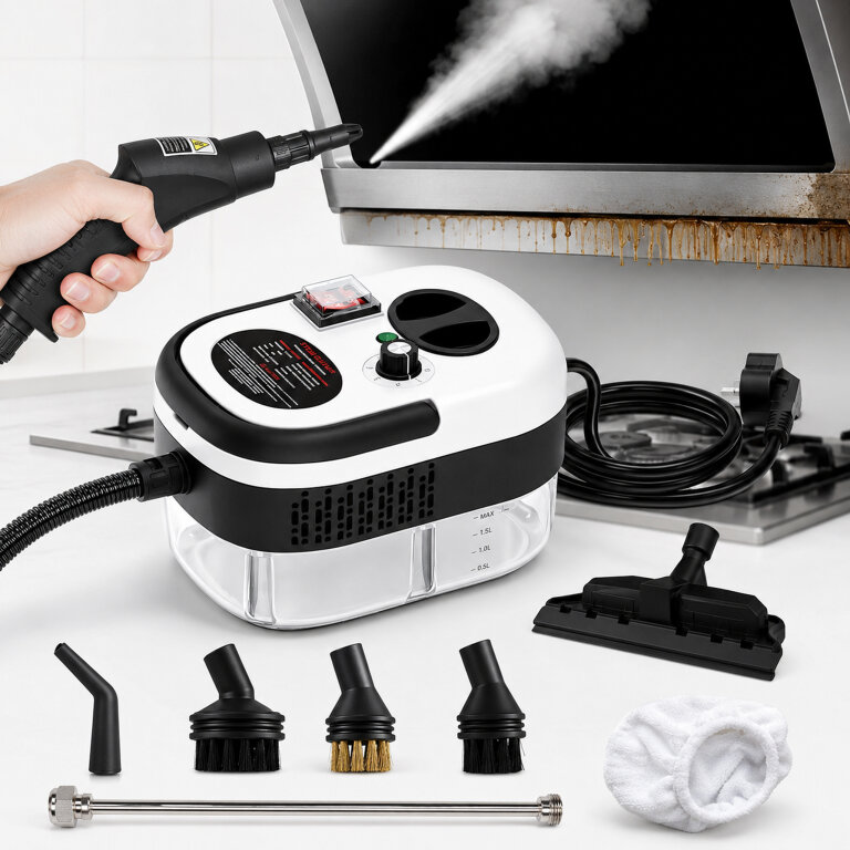 Myjka Parowa Odkurzacz Parowy Parownica 2500W do Czyszczenia Uniwerslana  (12)