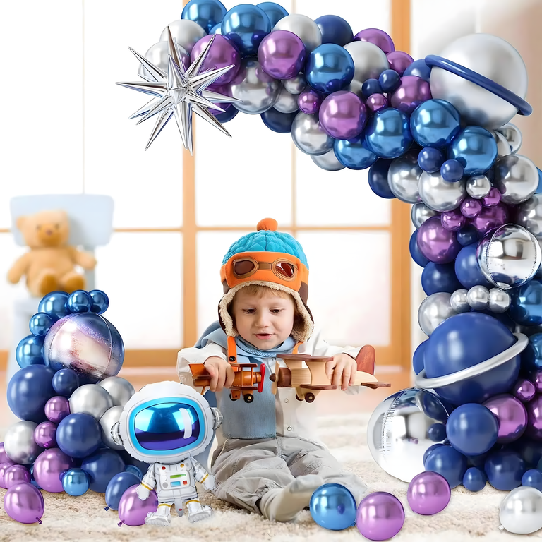 Girlanda Balonowa Zestaw Balonów na Urodziny Astronauta 108 ele (8)