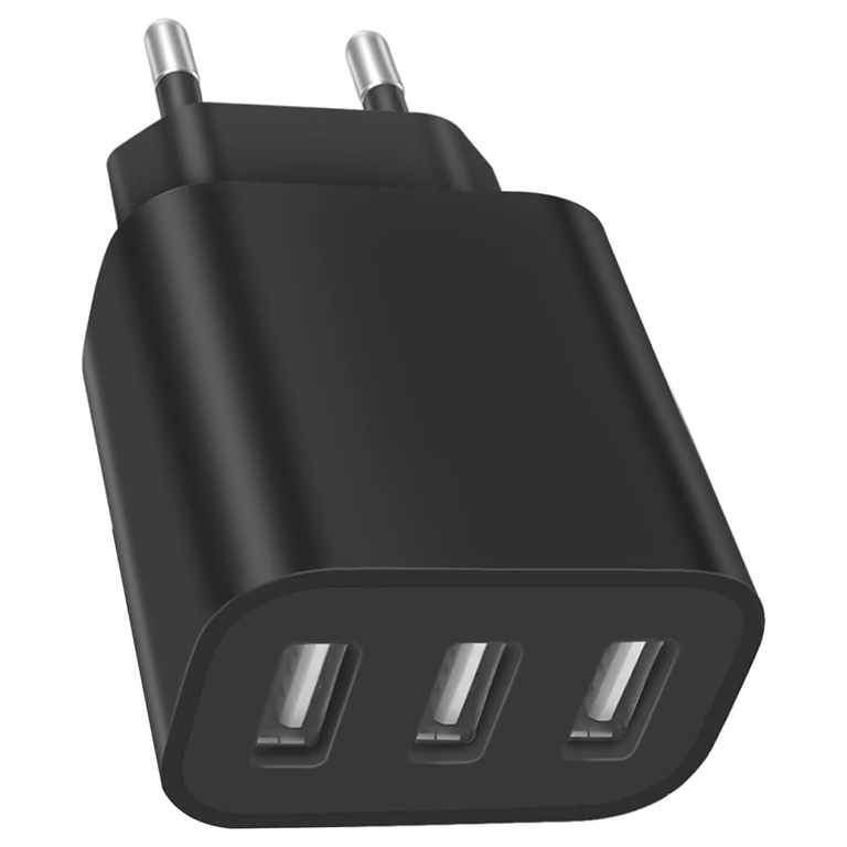 Mocna Kostka Ładowarka Sieciowa 3 x Usb Uniwerslana USB 3 Porty 5V 3.4A  (4)